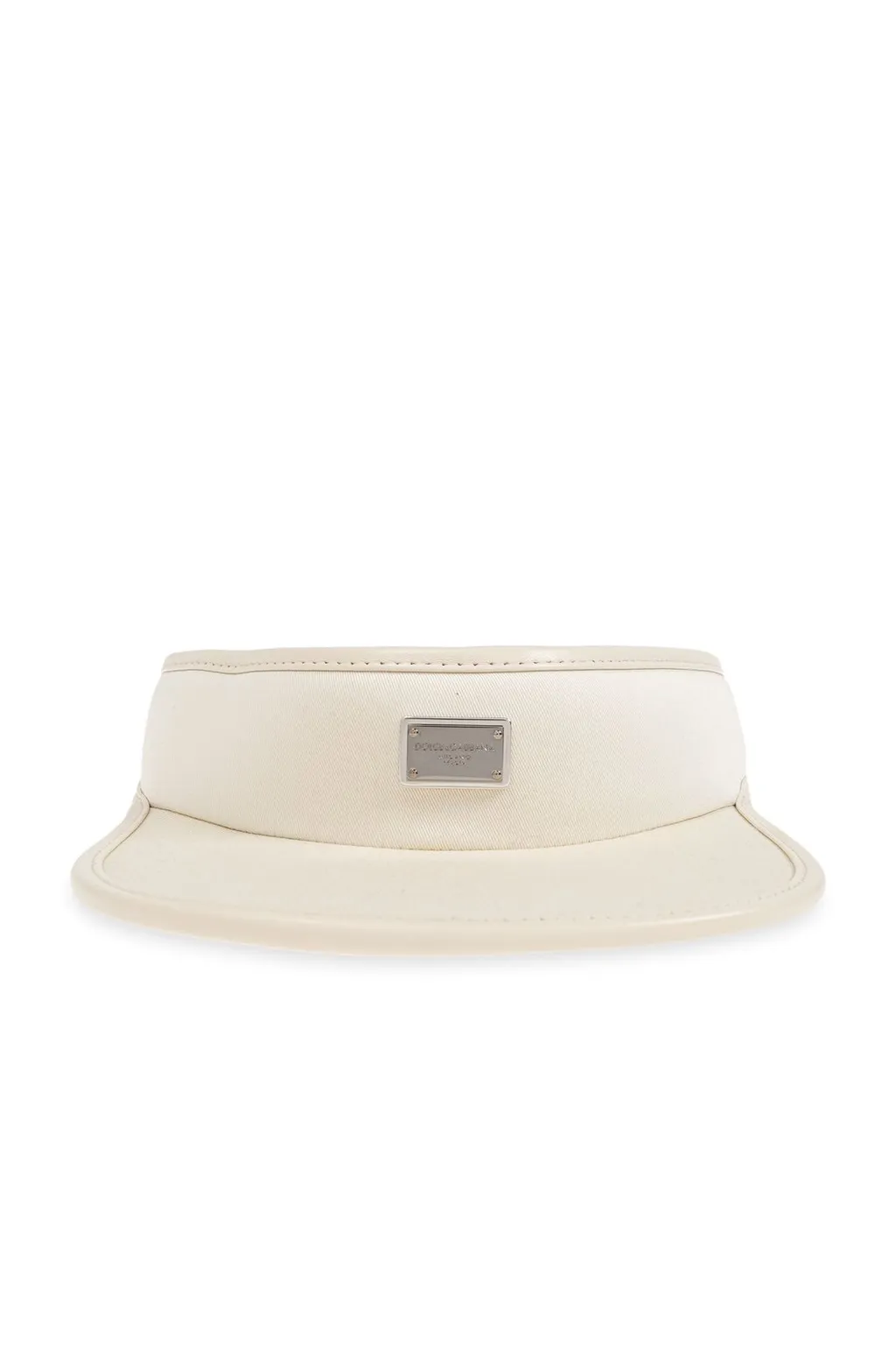 Dolce & Gabbana Logo Plaque Gabardine Visor