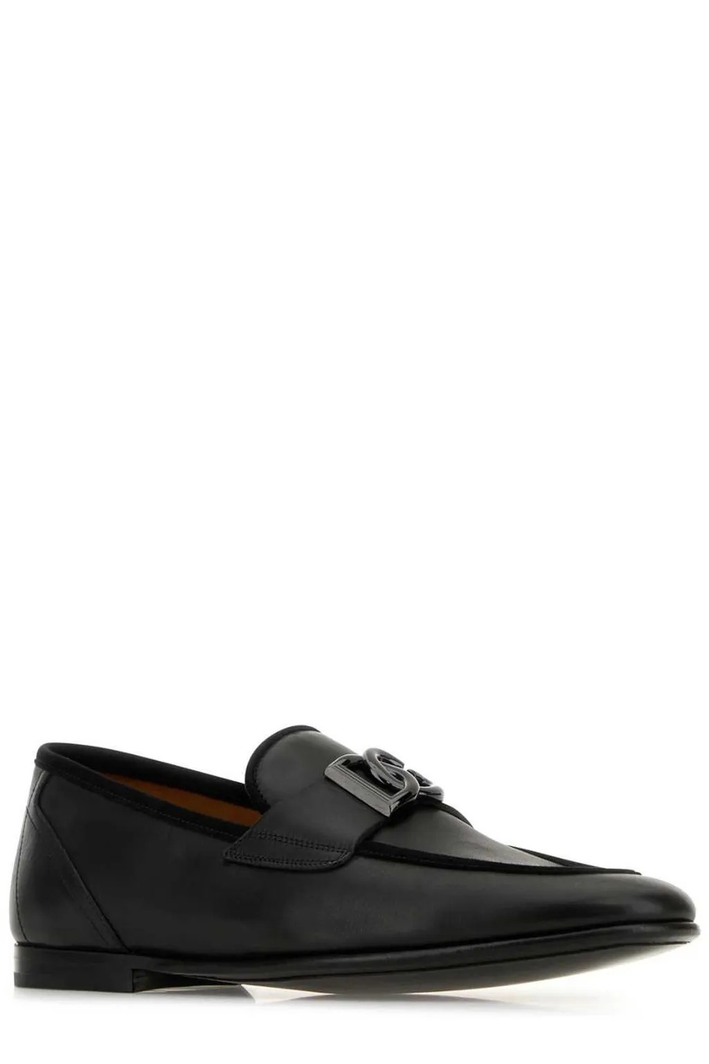 Dolce & Gabbana Erice Dg Logo Plaque Loafers