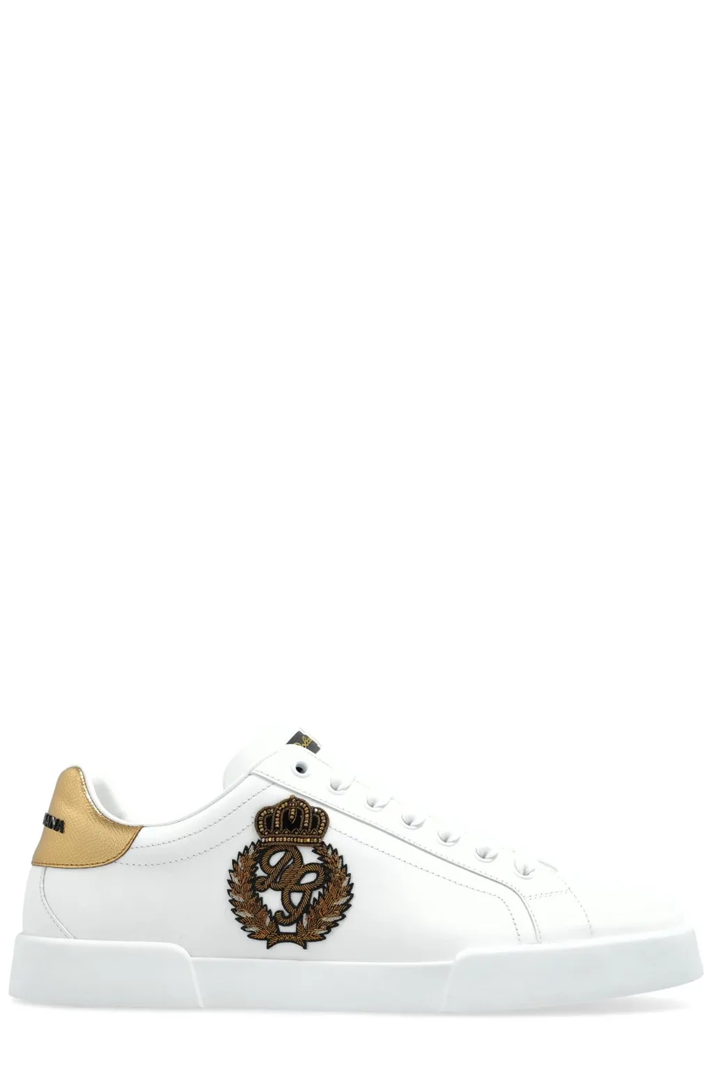 Dolce & Gabbana Portofino Crown Patch Sneakers
