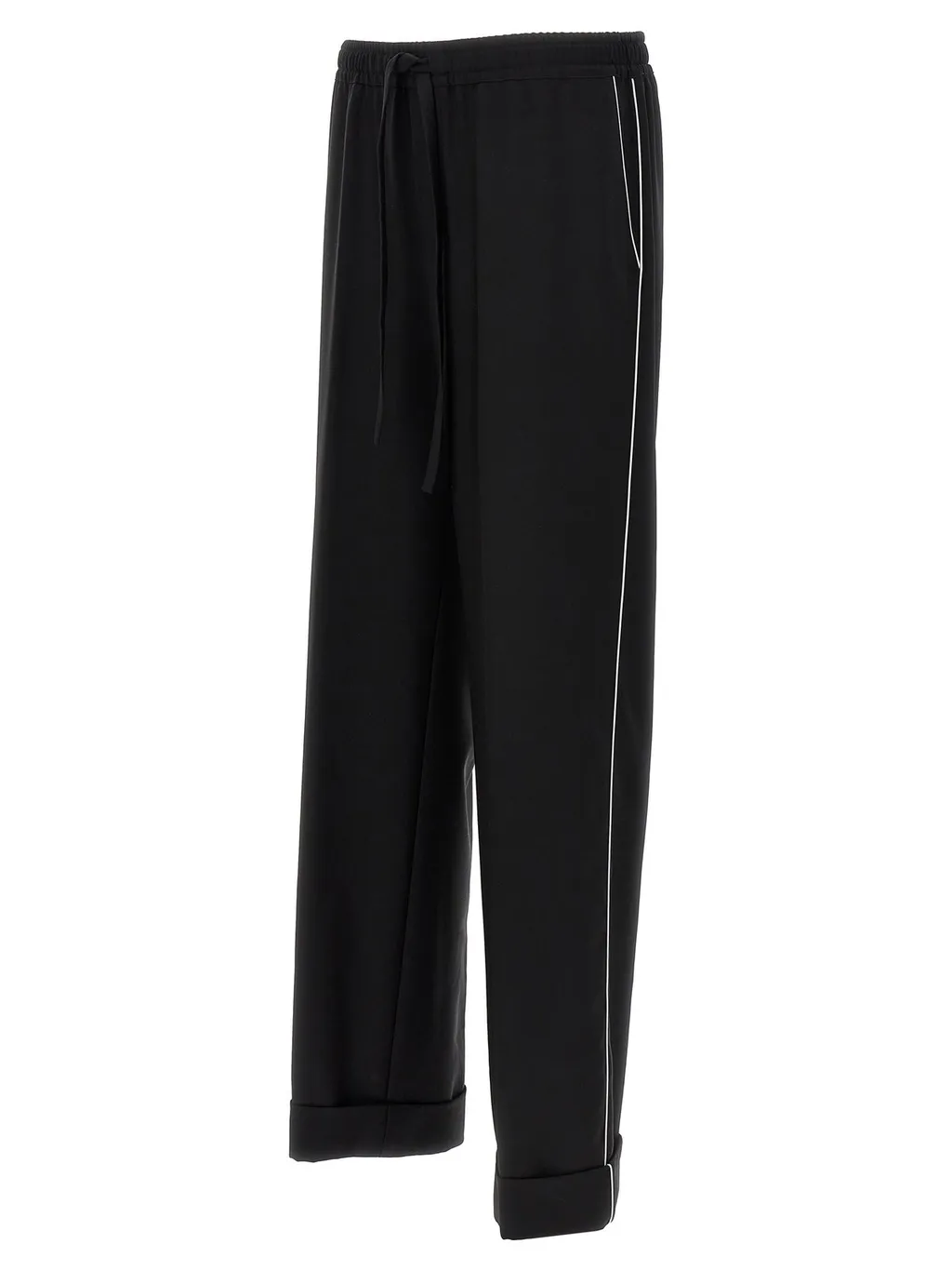 Dolce & Gabbana Piping Detailed Pajama Pants