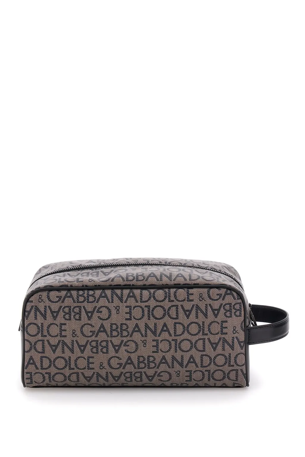Dolce & Gabbana Logo Jacquard Travel Pouch