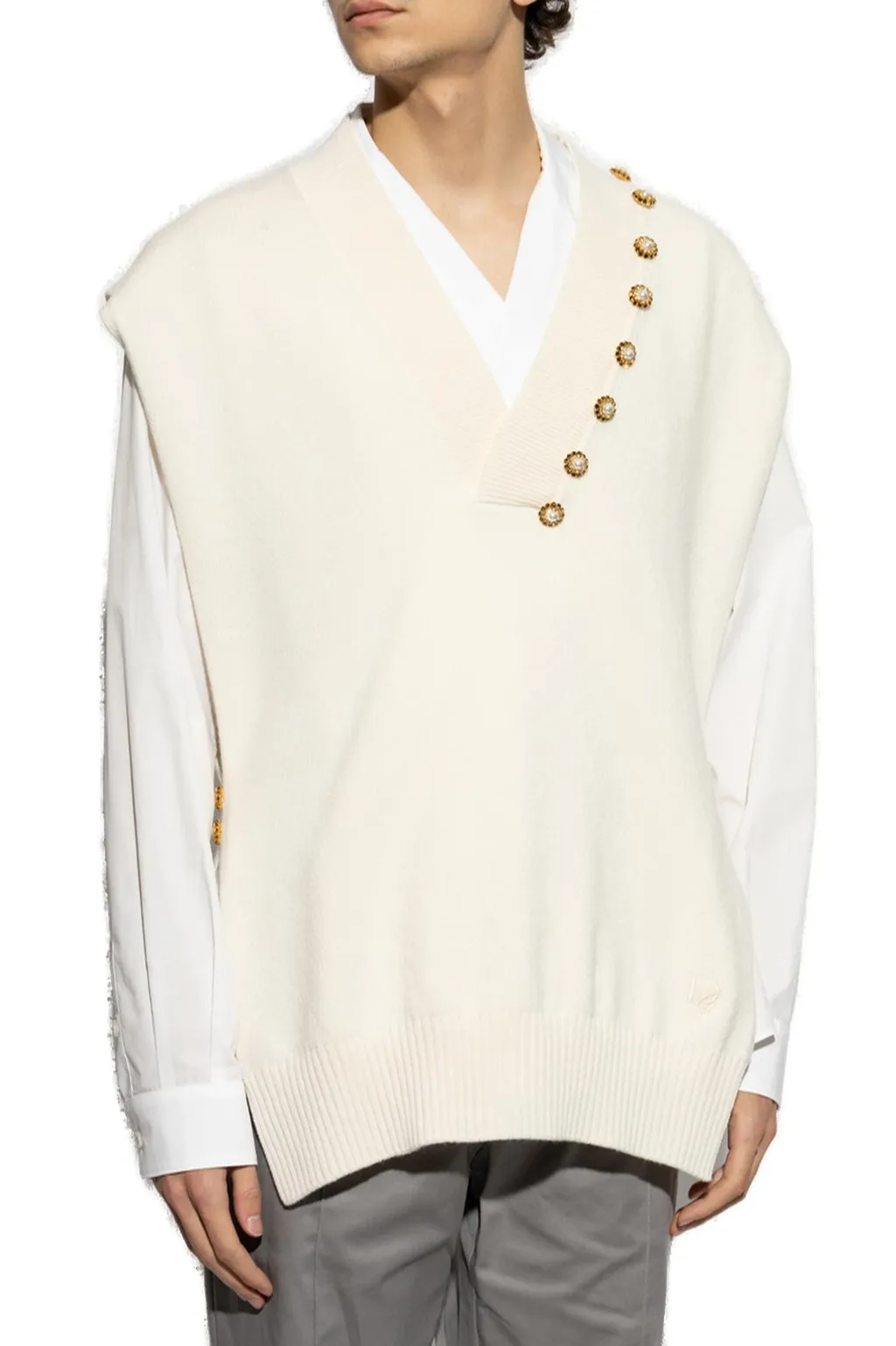 Dolce & Gabbana V-Neck Knitted Vest