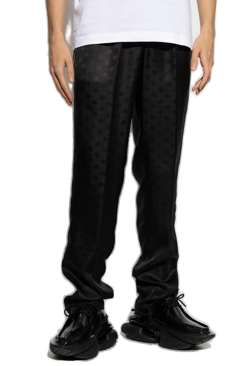 Dolce & Gabbana Monogram Jacquard Trousers