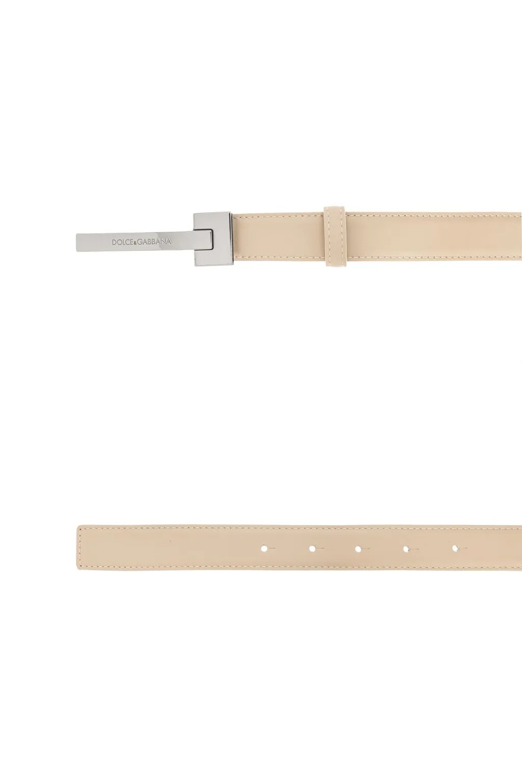 Dolce & Gabbana Logo Engraved Belt