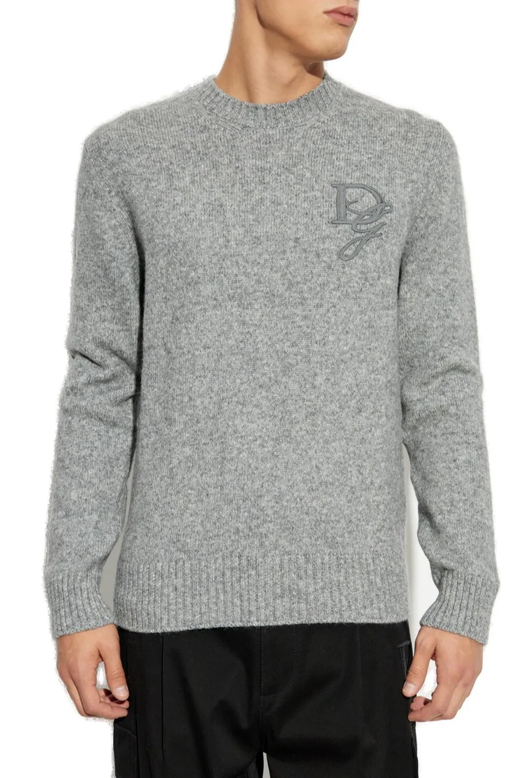 Dolce & Gabbana Dg Embroidered Crewneck Jumper