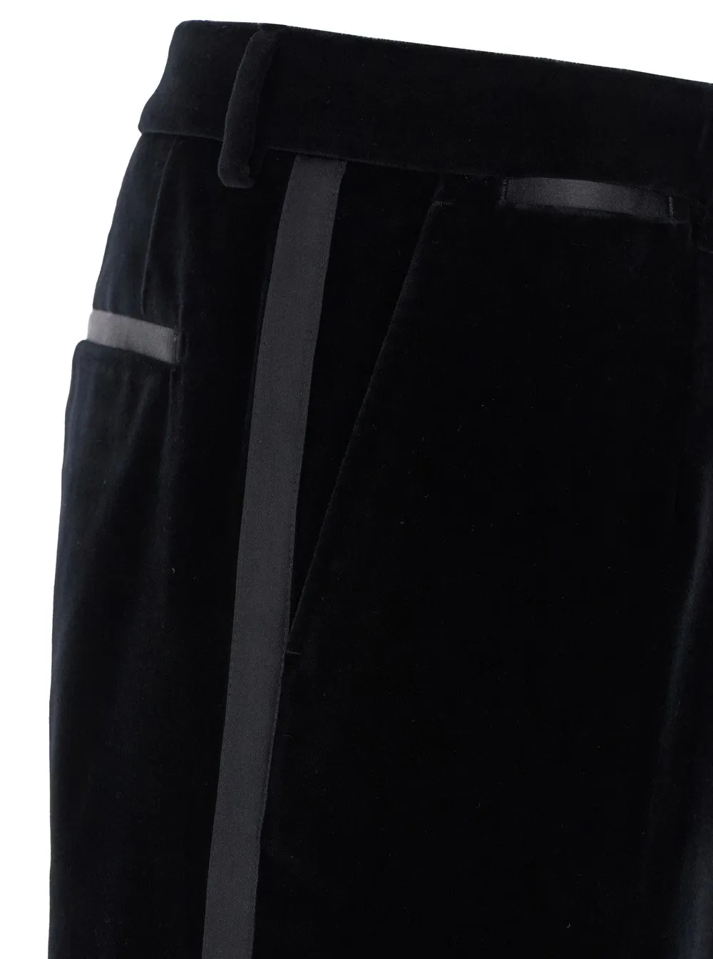 Dolce & Gabbana Velvet Tuxedo Pants