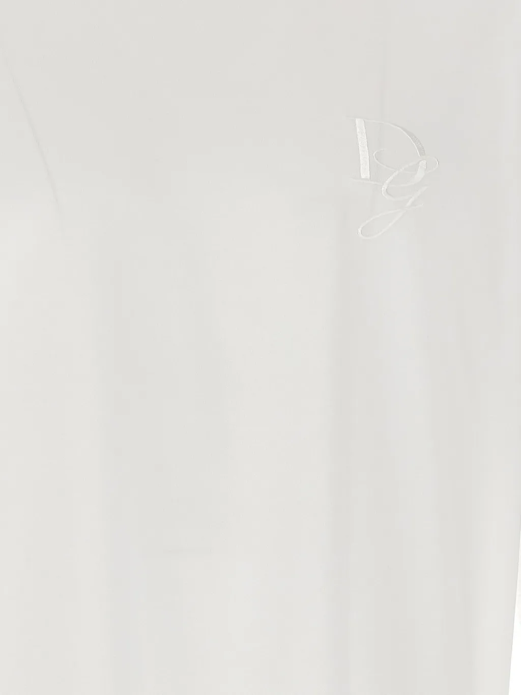 Dolce & Gabbana Logo Embroidered Crewneck T-Shirt
