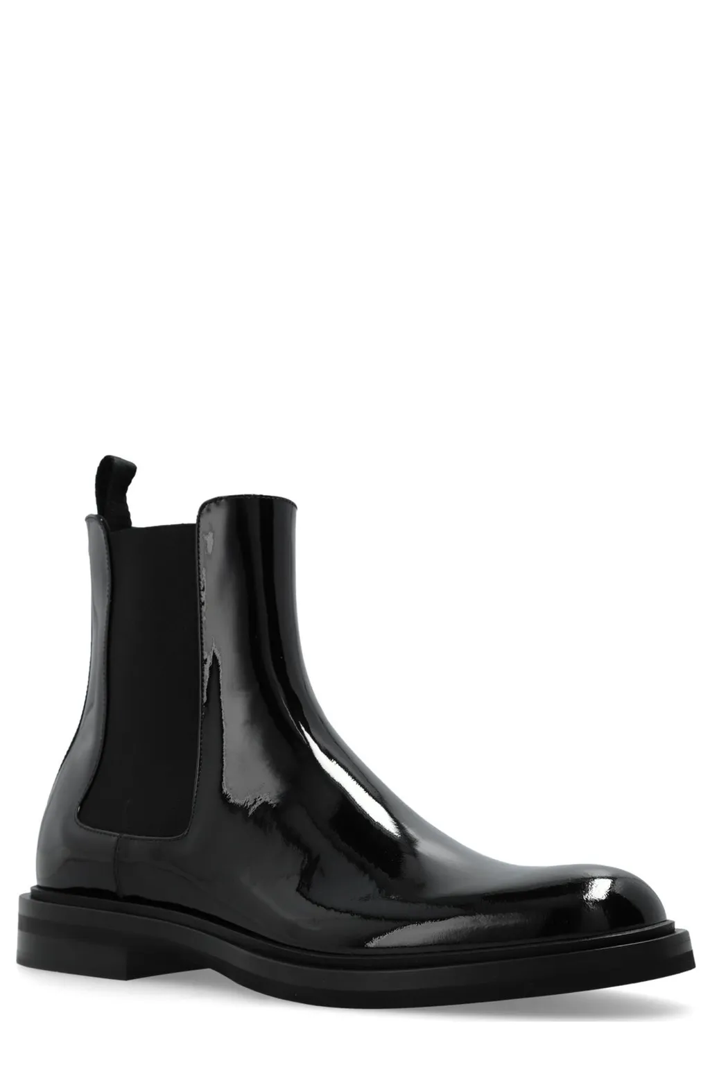 Dolce & Gabbana Round Toe Ankle Boots