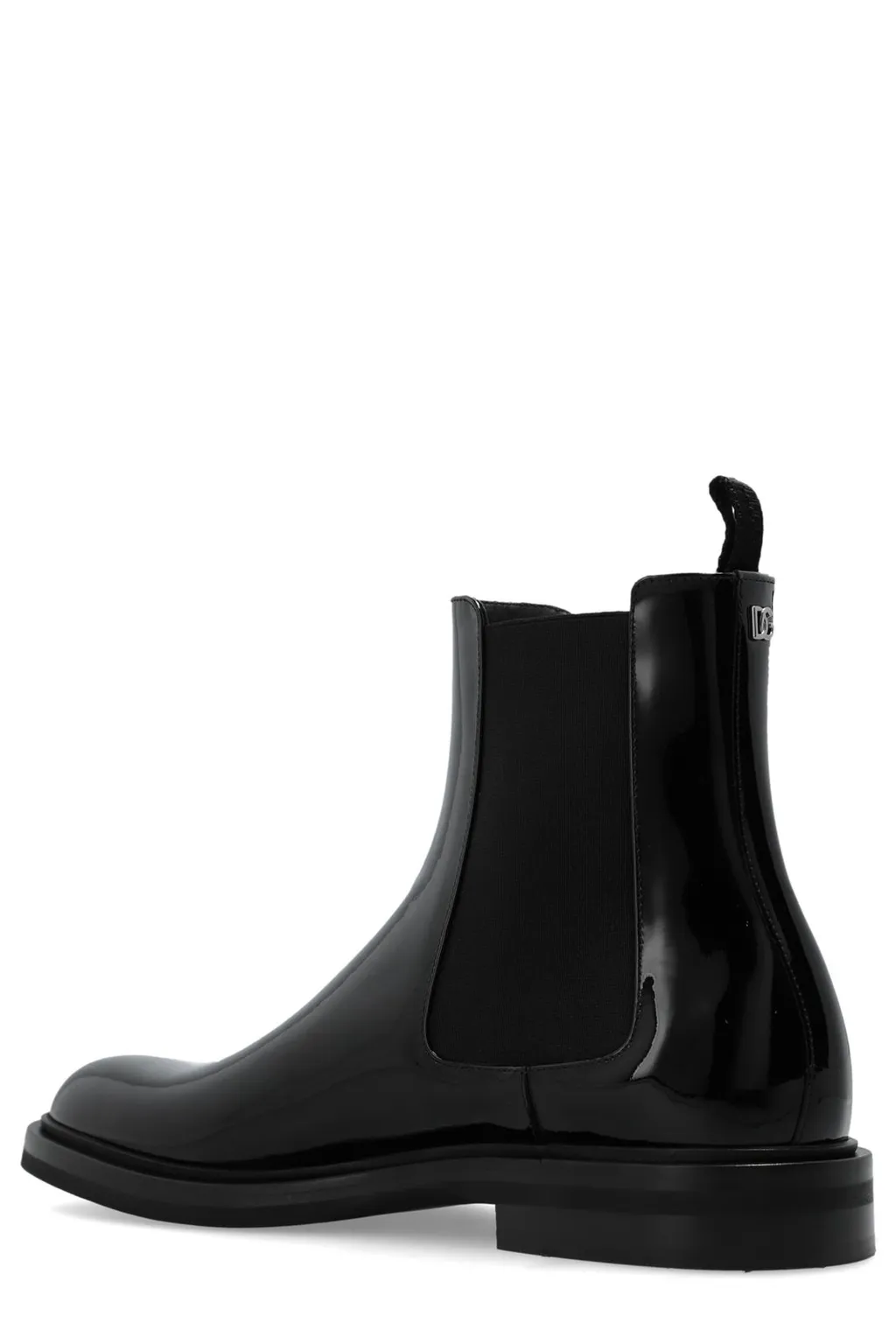 Dolce & Gabbana Round Toe Ankle Boots