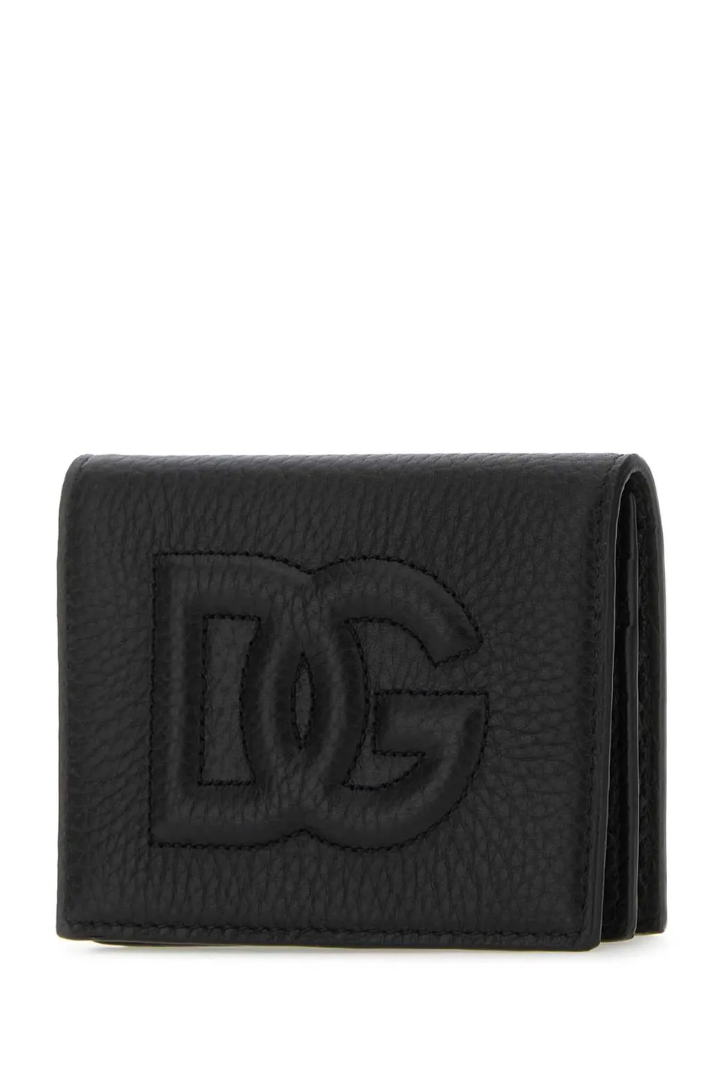 Dolce & Gabbana Logo Embossed Foldover Top Wallet