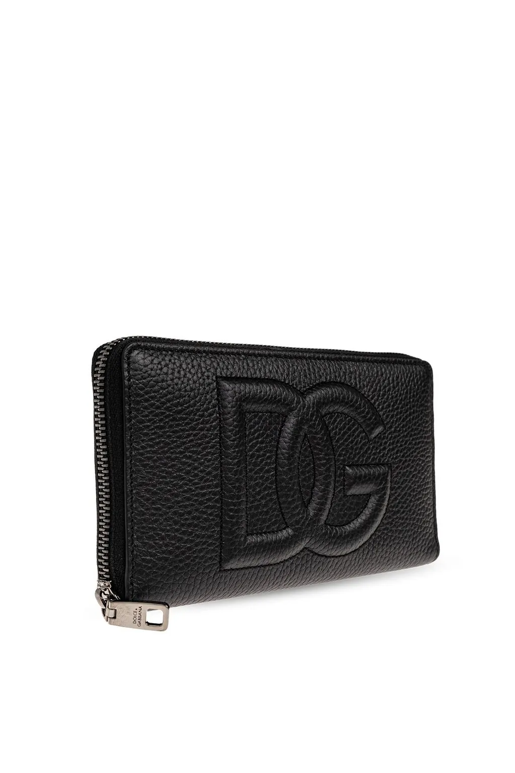 Dolce & Gabbana Dg Logo Embossed Zip-Around Wallet