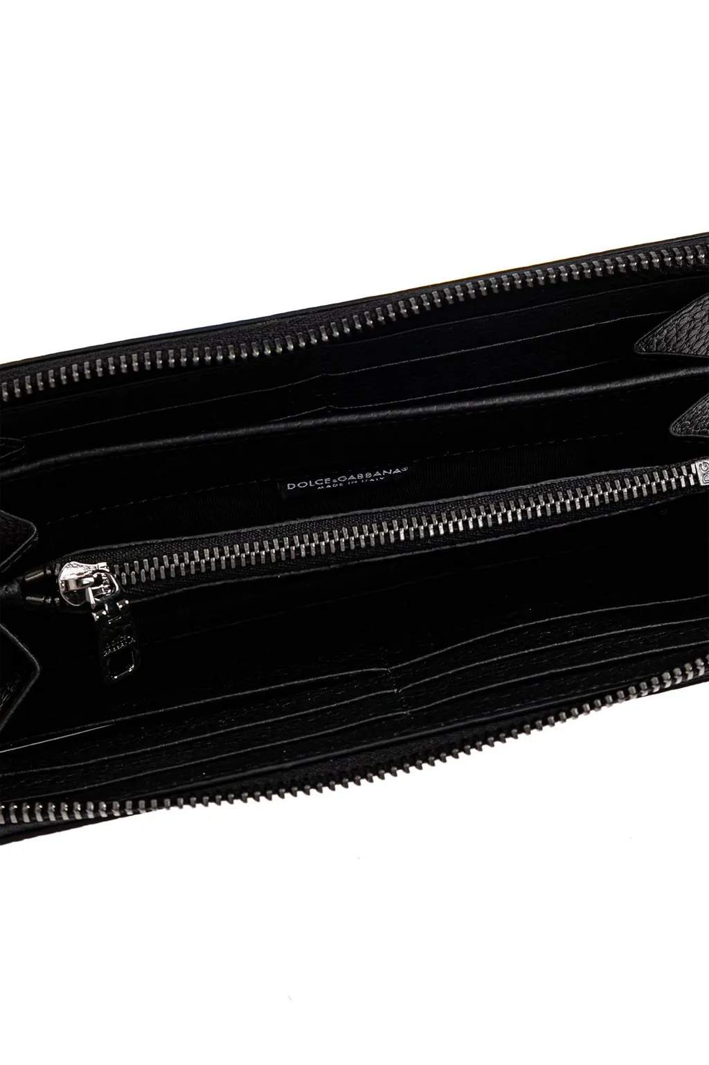 Dolce & Gabbana Dg Logo Embossed Zip-Around Wallet