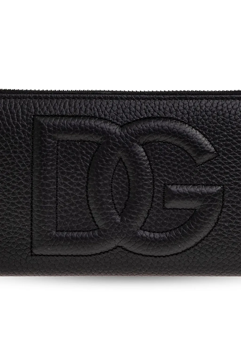 Dolce & Gabbana Dg Logo Embossed Zip-Around Wallet