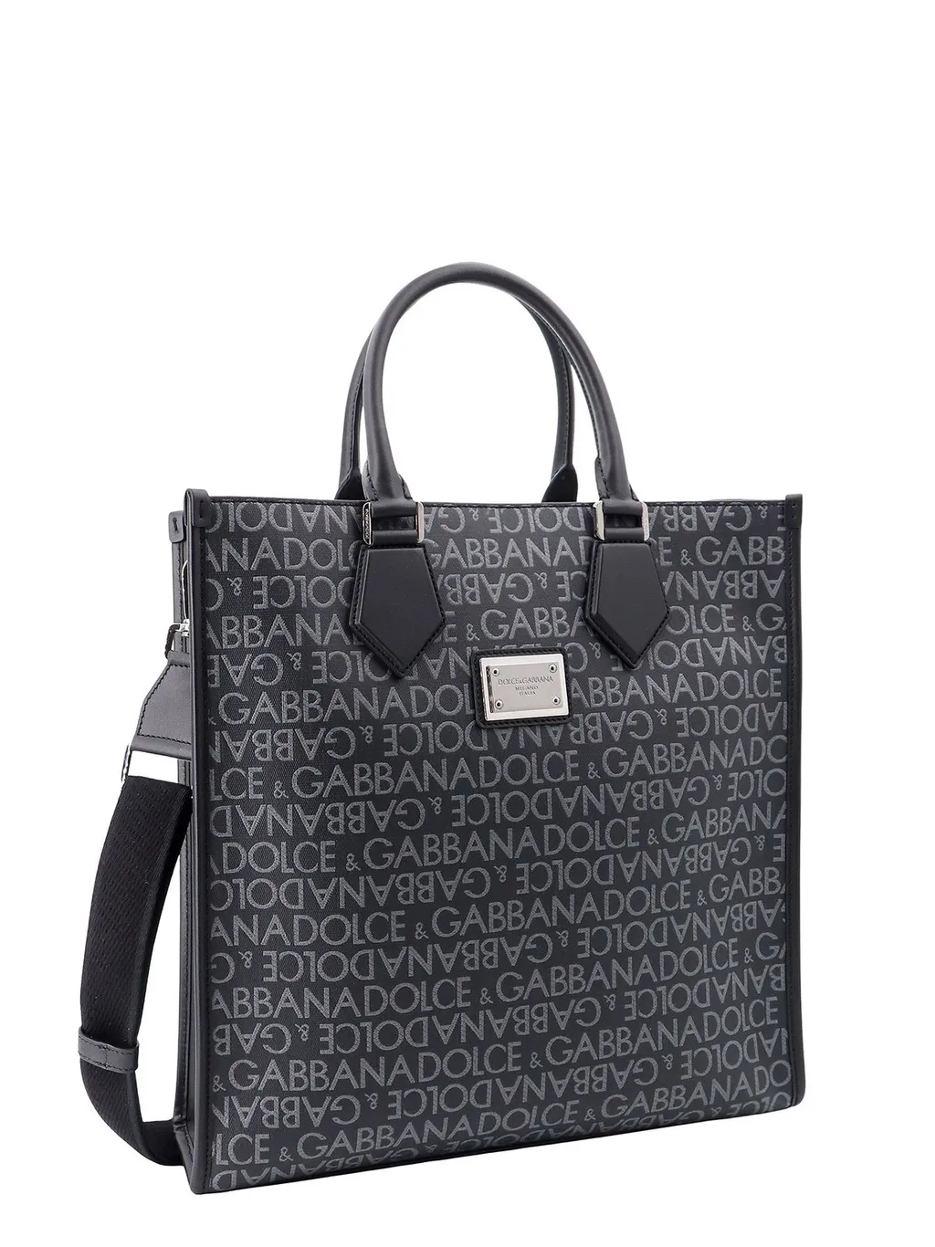 Dolce & Gabbana Logo Plaque Tote Bag