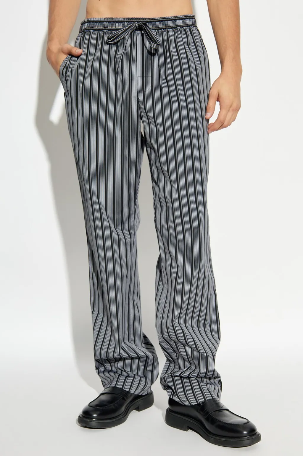 Dolce & Gabbana Striped Elasticated Waist Trousers