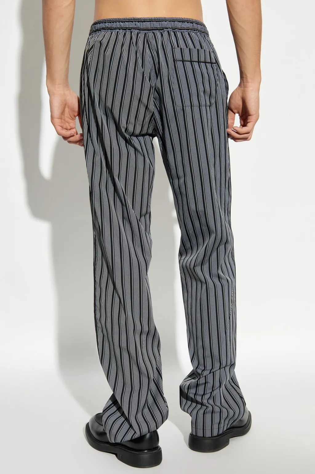 Dolce & Gabbana Striped Elasticated Waist Trousers