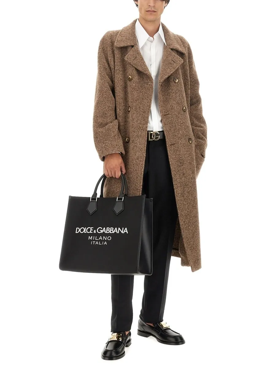 Dolce & Gabbana Double-Breasted Mid-Length Coat