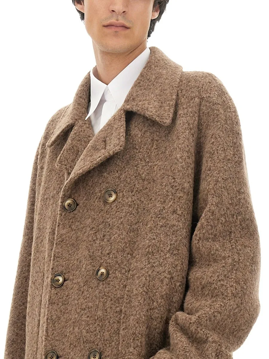 Dolce & Gabbana Double-Breasted Mid-Length Coat