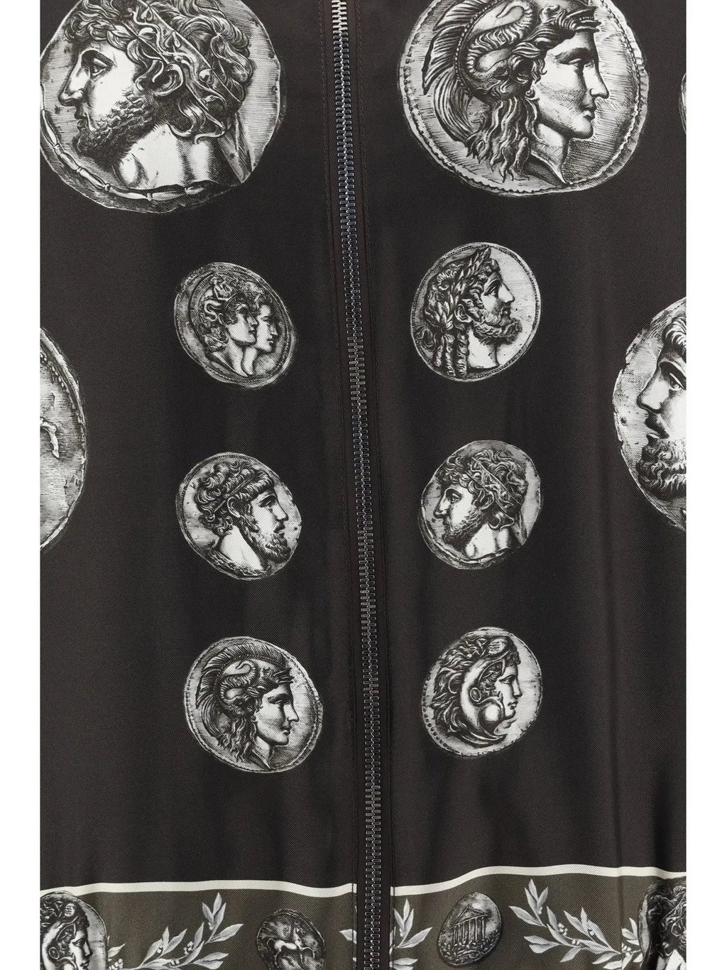 Dolce & Gabbana Coin Printed Zipped Jacket