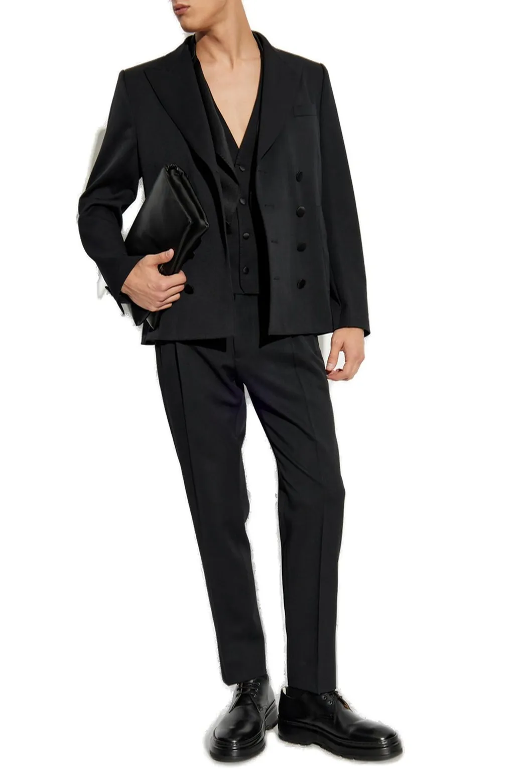 Dolce & Gabbana Double-Breasted Satin Jacket