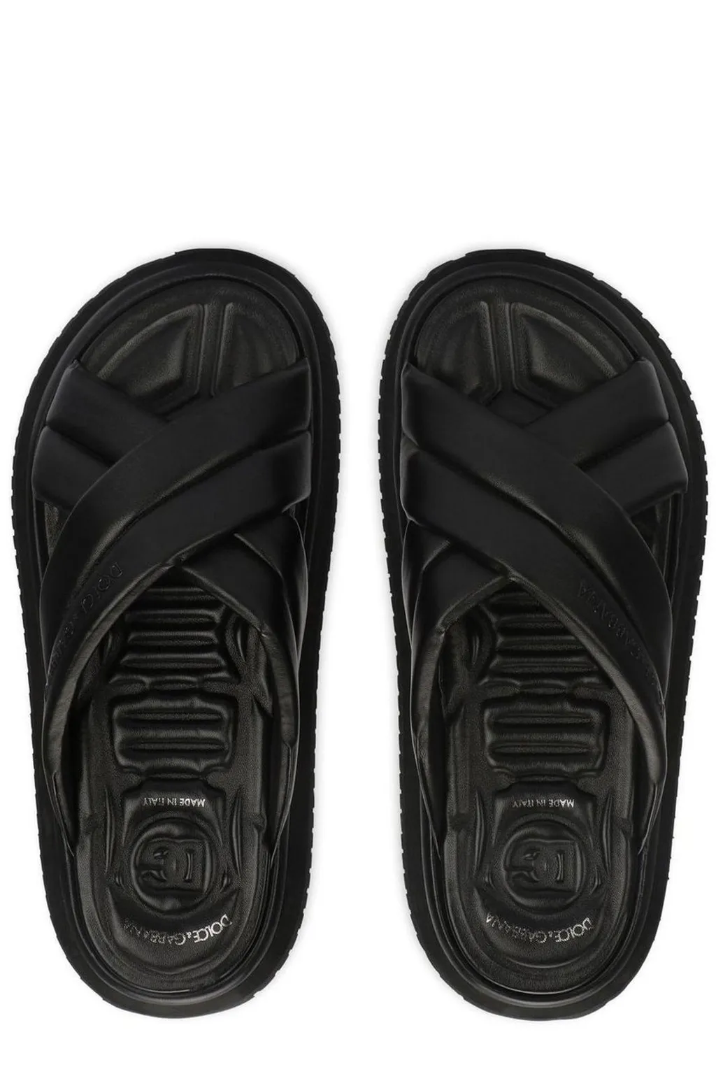 Dolce & Gabbana Crossover Strap Sandals
