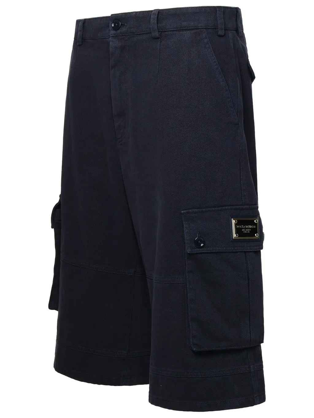 Dolce & Gabbana Logo Plaque Cargo Shorts