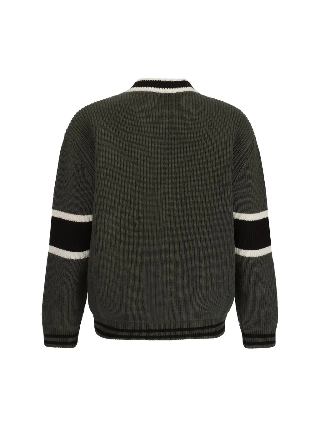 Dolce & Gabbana Dg Logo Patch Rib-Knitted Cardigan