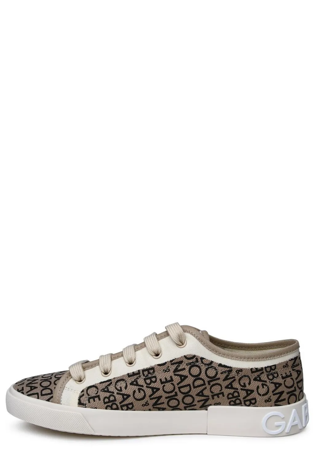 Dolce & Gabbana Portofino Logo Jacquard Sneakers