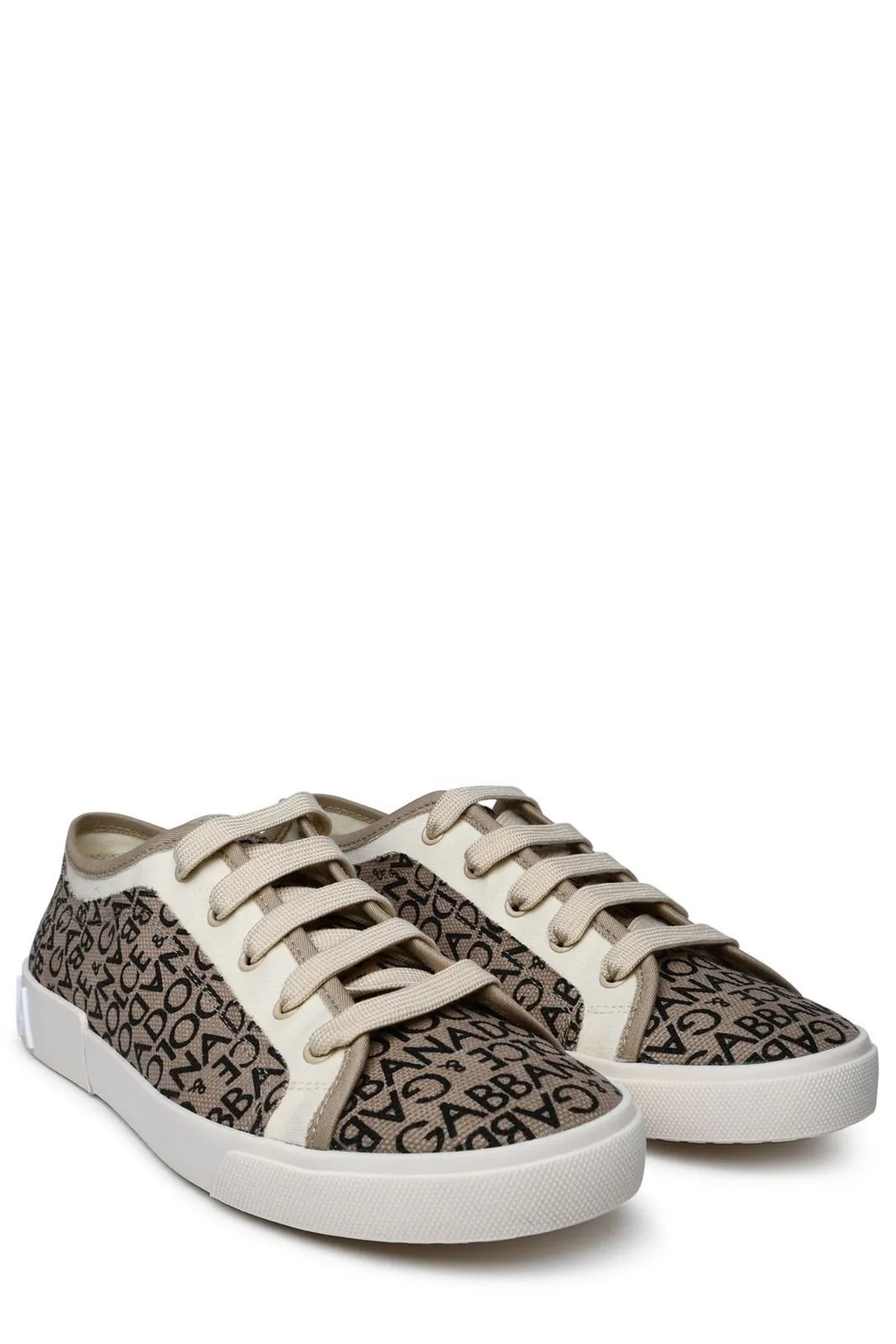 Dolce & Gabbana Portofino Logo Jacquard Sneakers