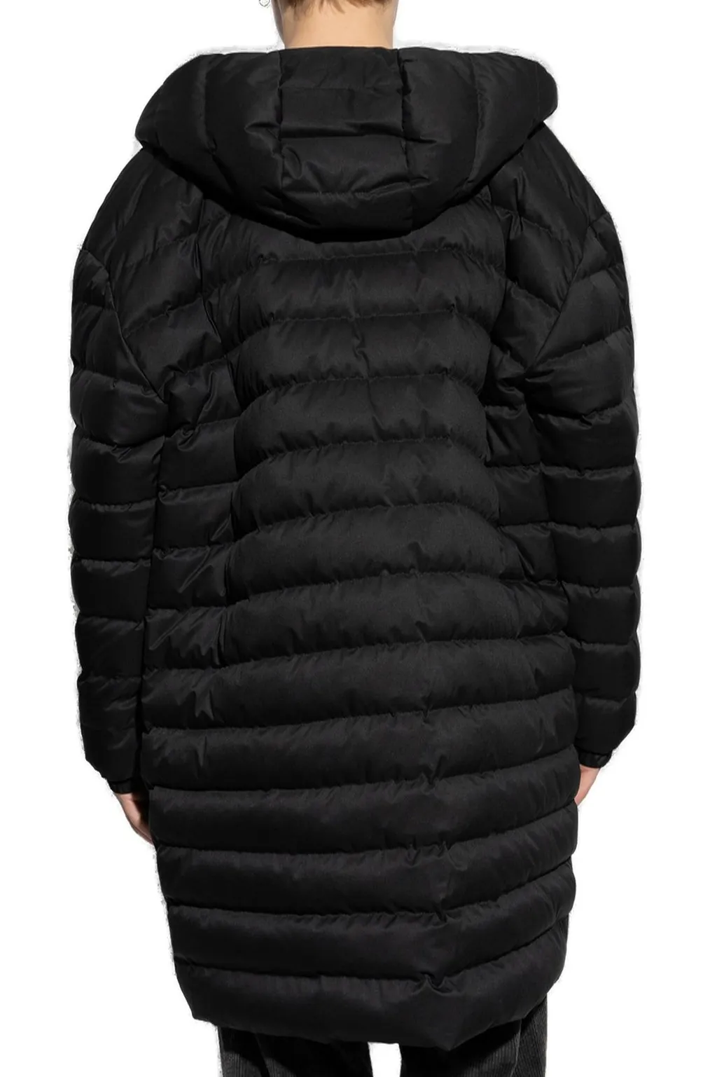 Dolce & Gabbana Logo Patch Quilted Down Coat