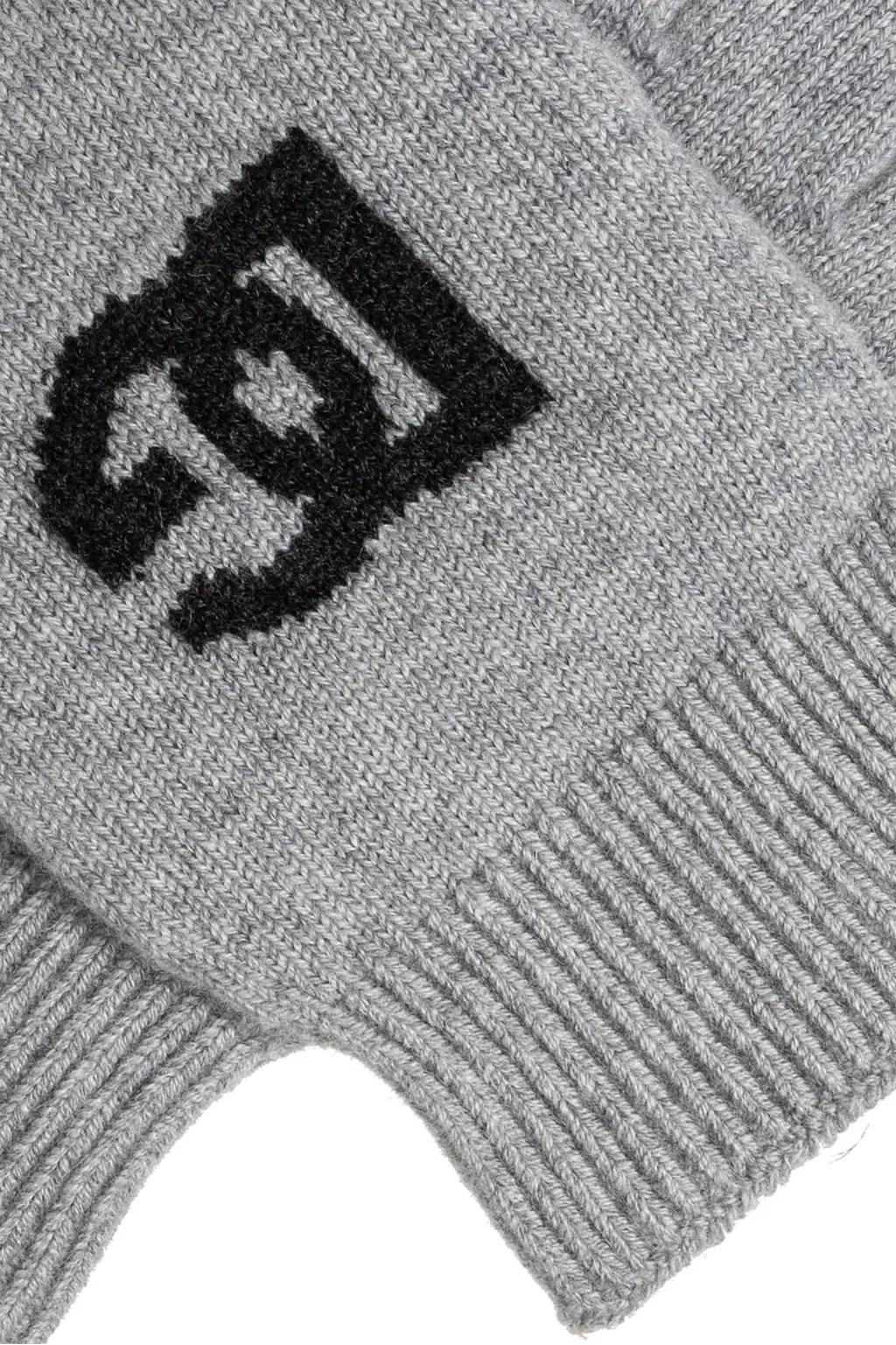 Dolce & Gabbana Logo Intarsia Knitted Gloves