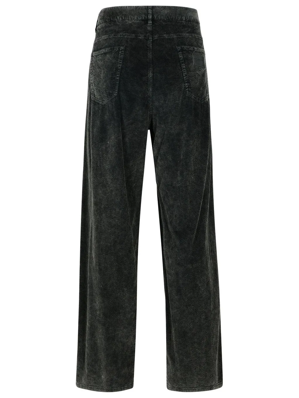Dolce & Gabbana Logo Patch Corduroy Pants