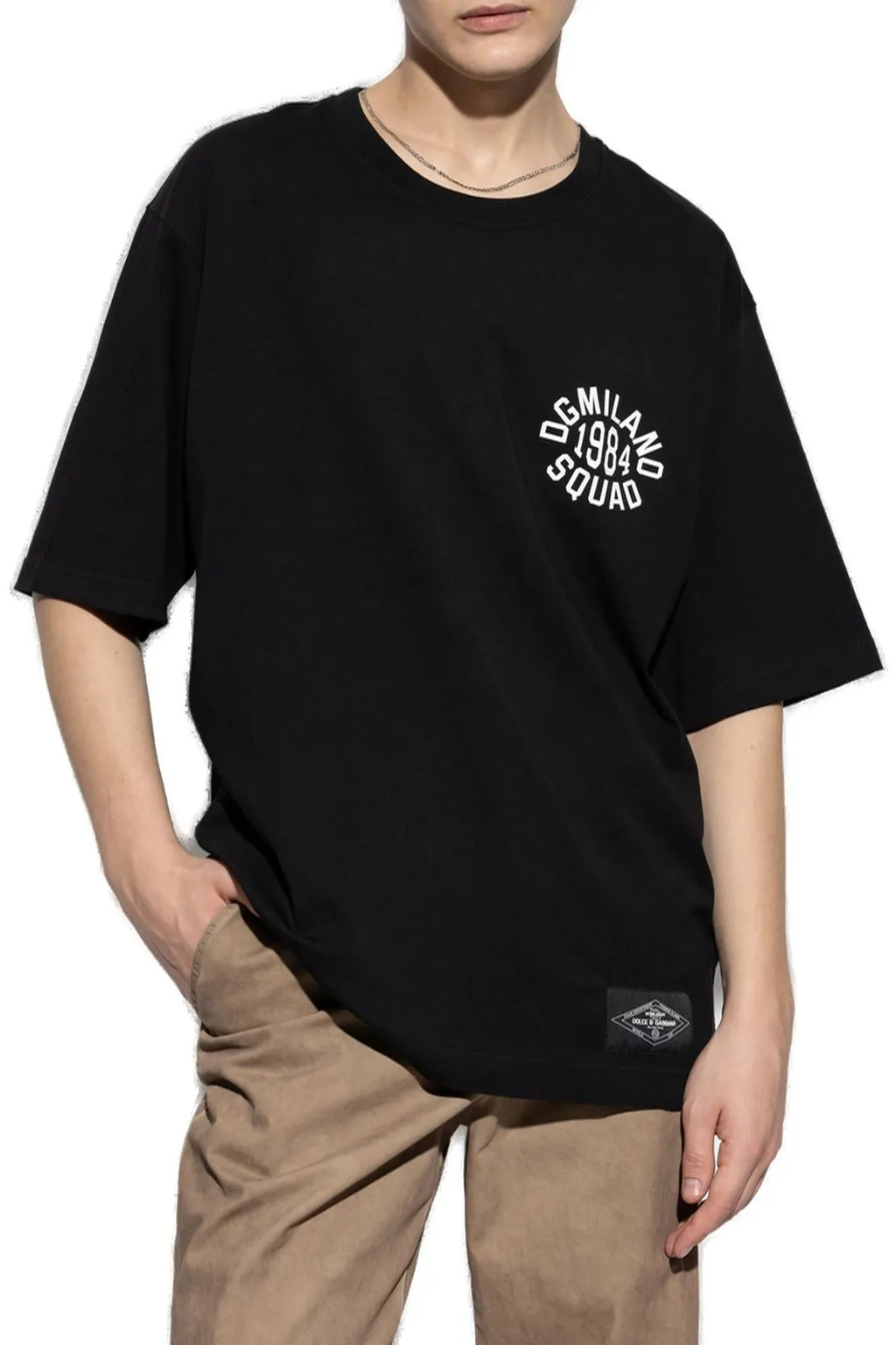 Dolce & Gabbana Logo Printed Crewneck T-Shirt