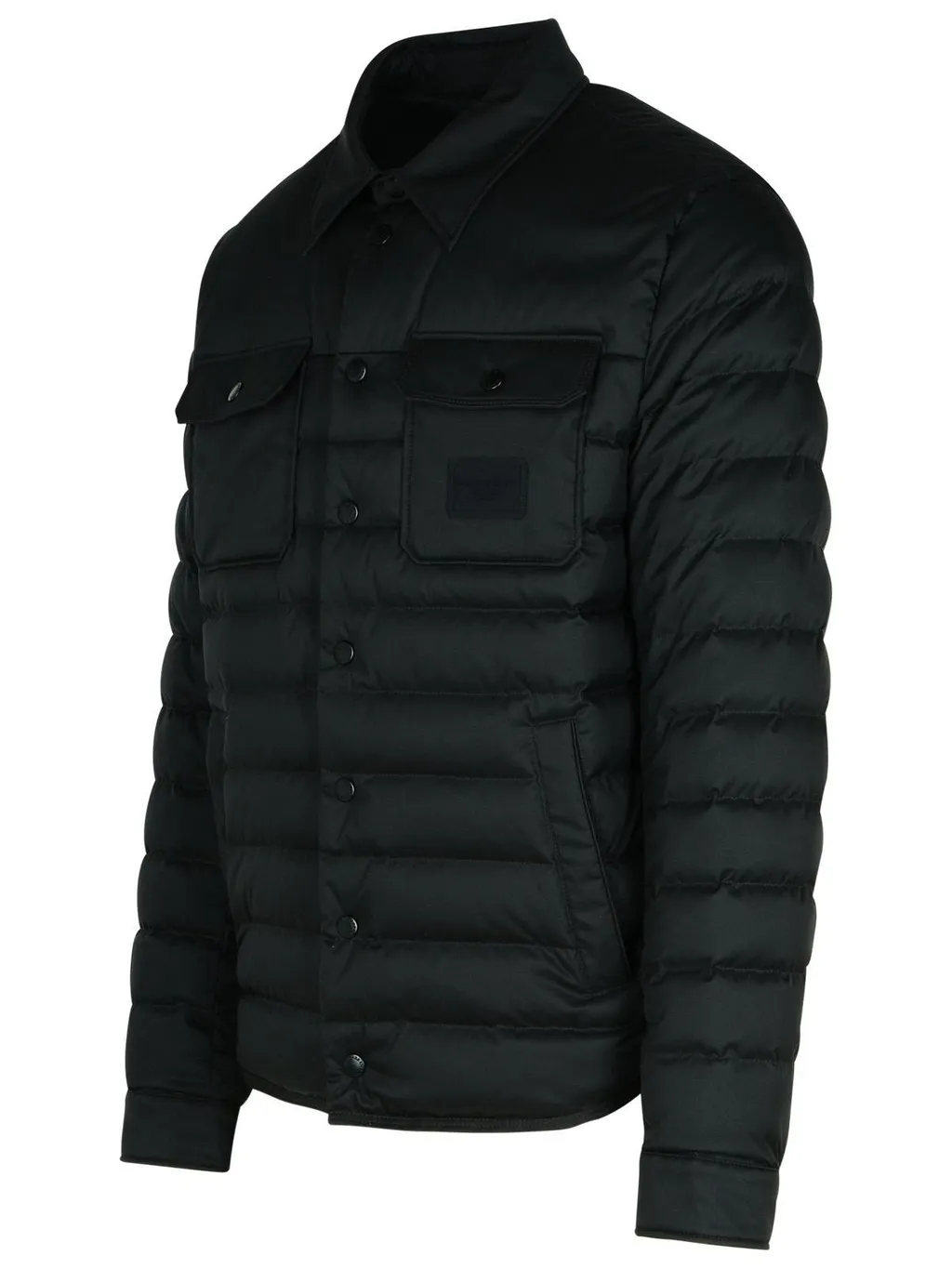 Dolce & Gabbana Logo Patch Quilted Down Jacket