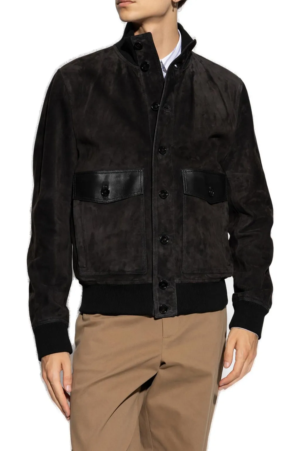 Dolce & Gabbana High Neck Bomber Jacket