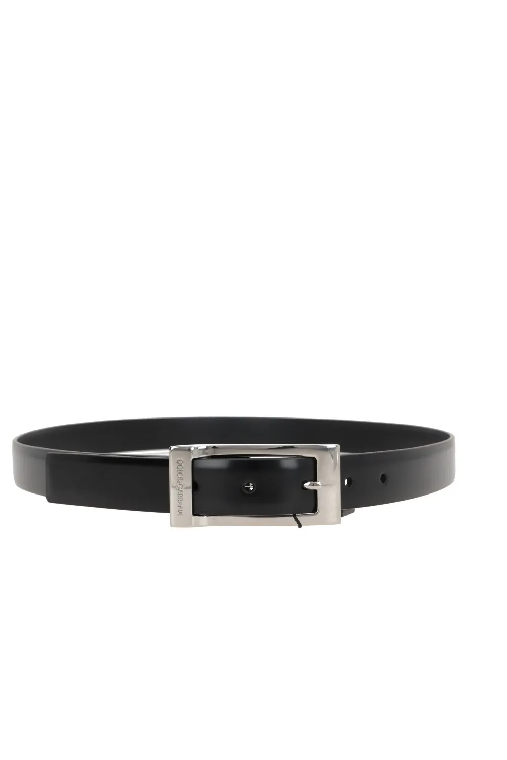 Dolce & Gabbana Logo Engraved Buckle Belt