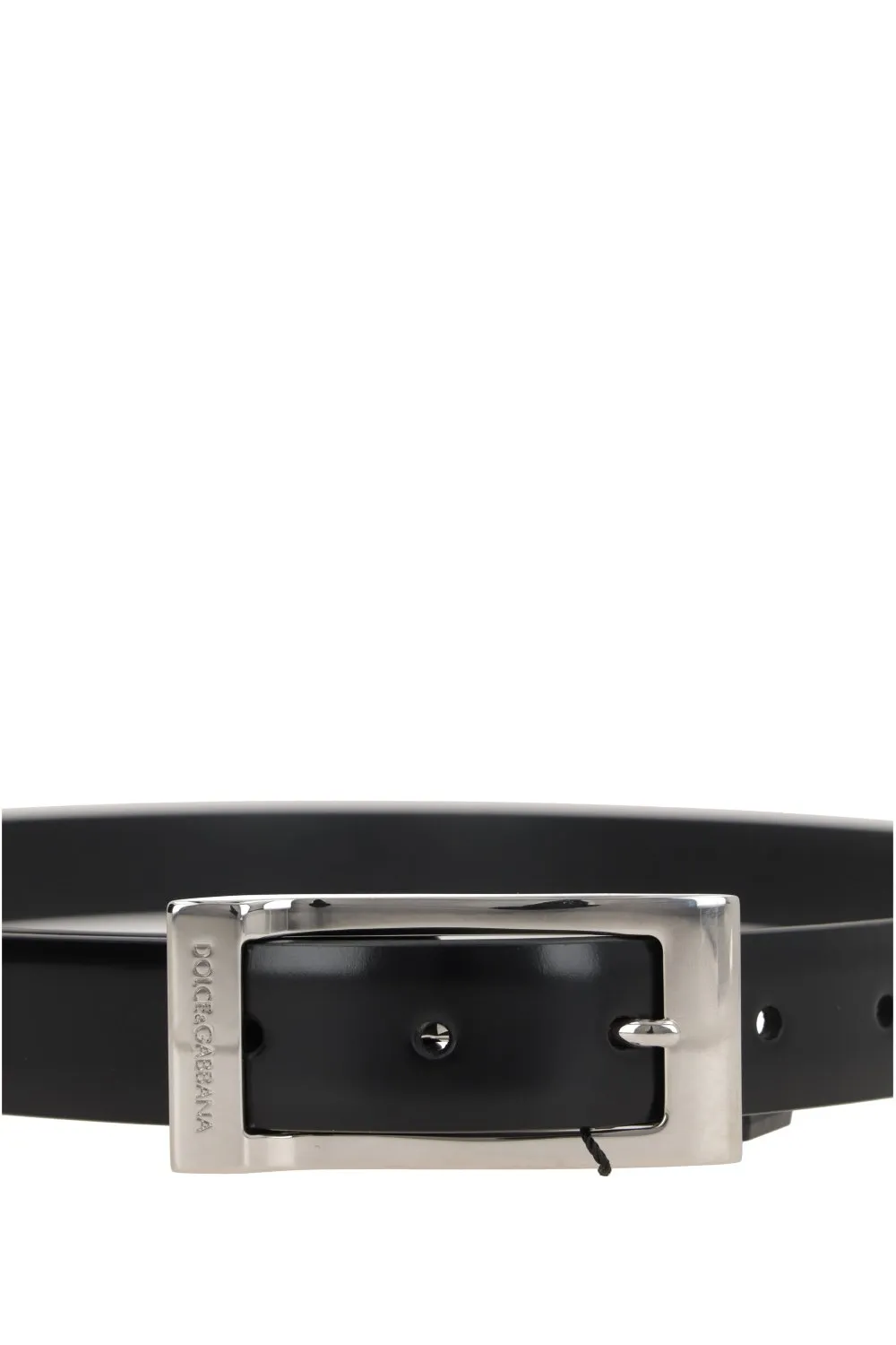 Dolce & Gabbana Logo Engraved Buckle Belt
