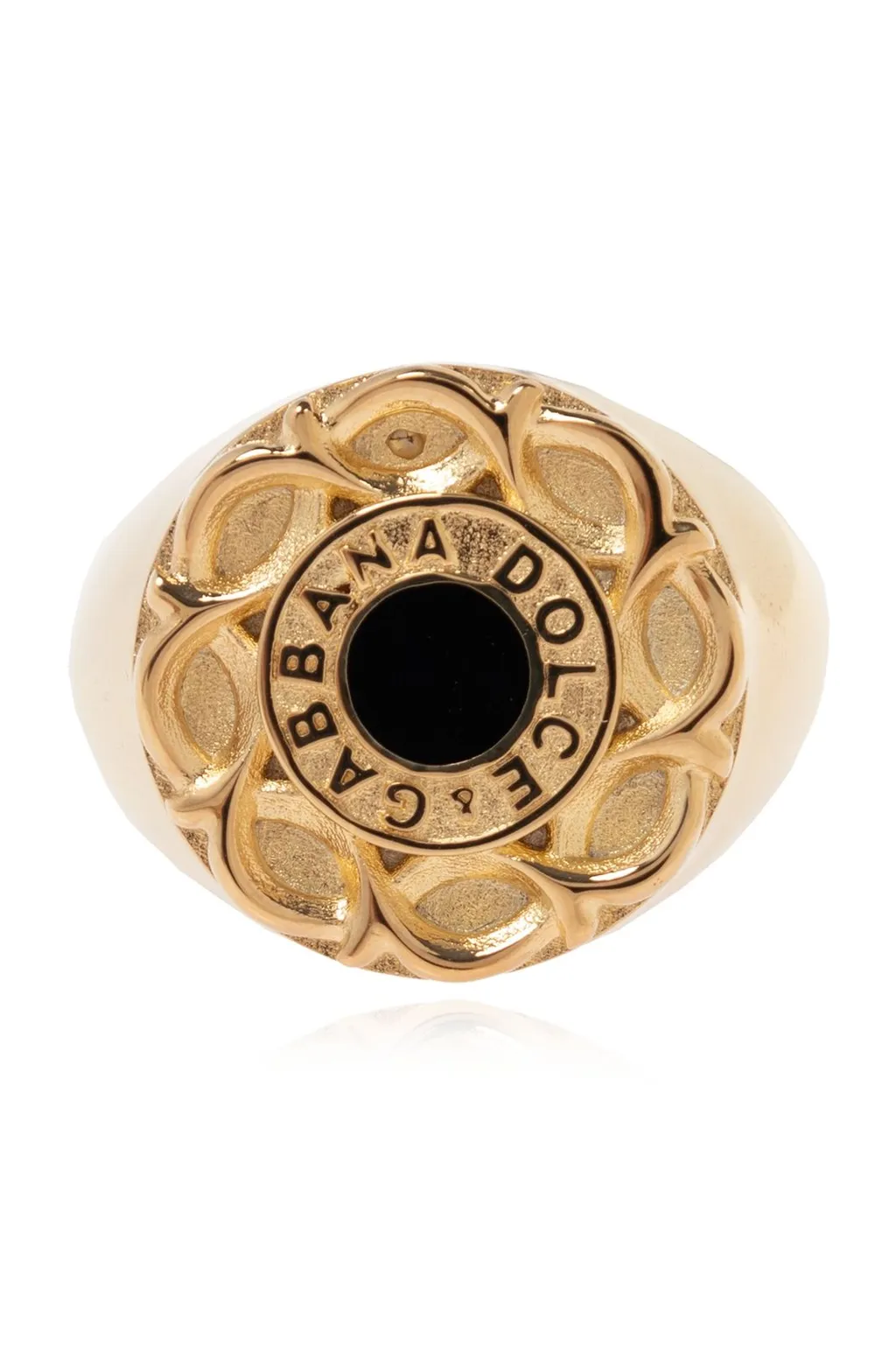 Dolce & Gabbana Logo Lettering Signet Ring