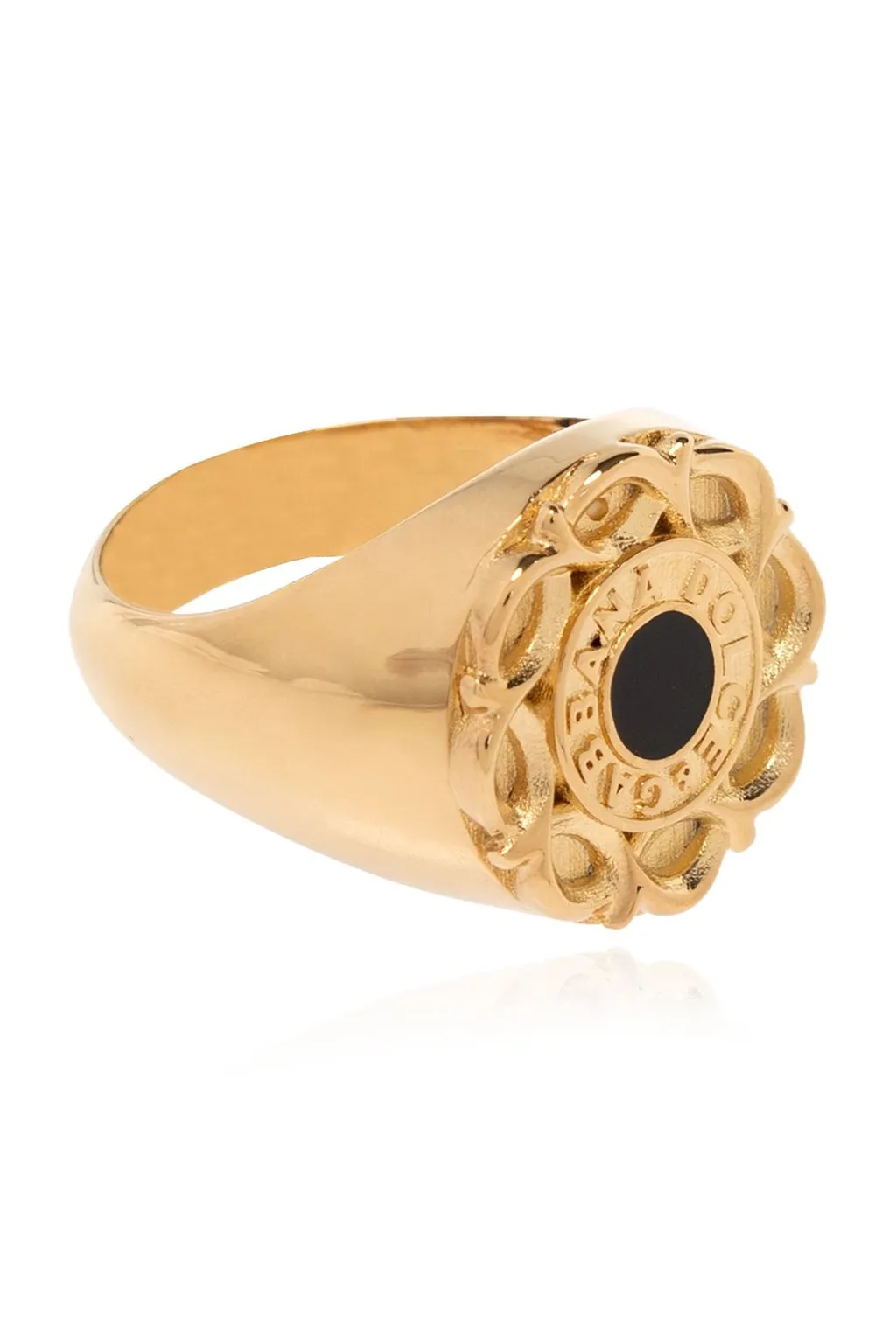 Dolce & Gabbana Logo Lettering Signet Ring