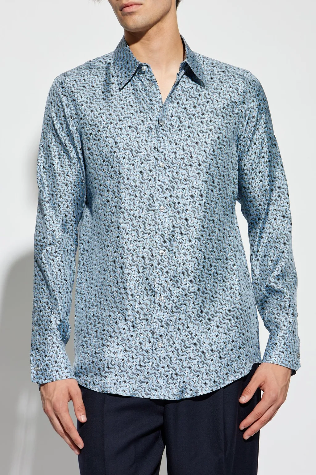 Dolce & Gabbana Tie Printed Martini-Fit Shirt