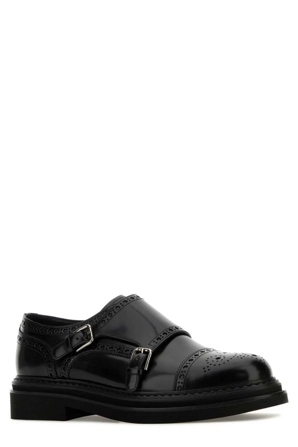 Dolce & Gabbana Round Toe Monkstrap Shoes