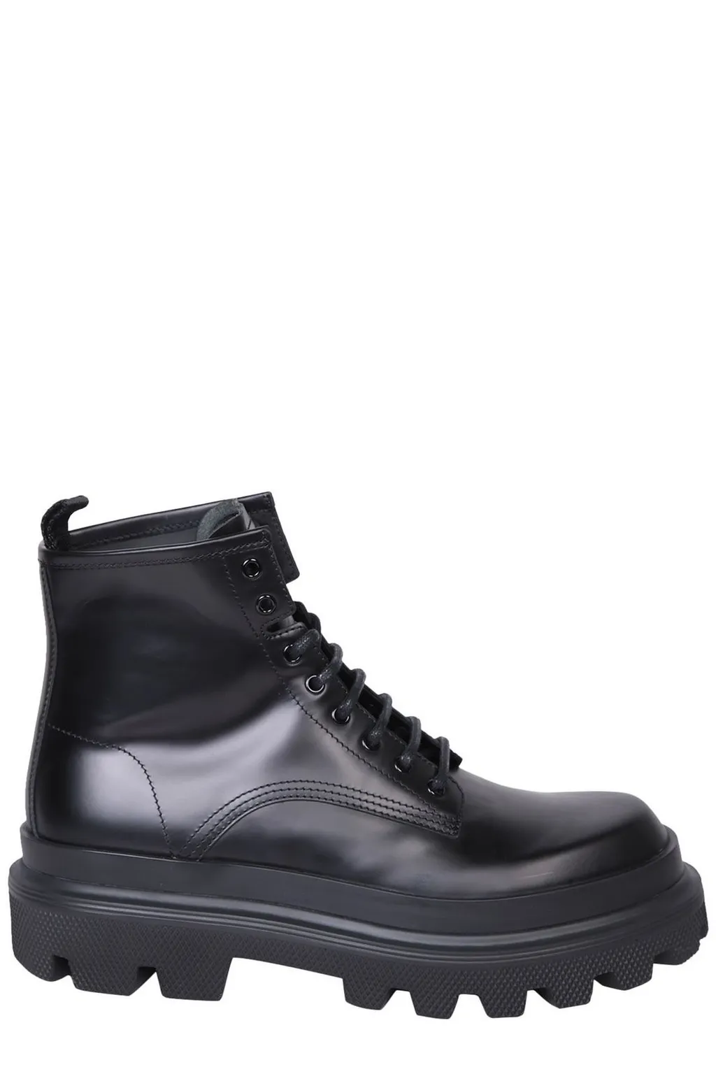 Dolce & Gabbana Lace-Up Chunky Boots