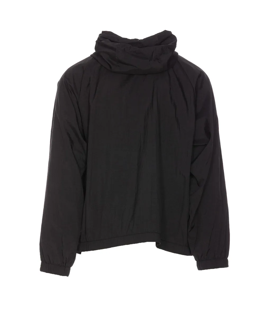Dolce & Gabbana Logo Plaque Drawstring Hooded Jacket