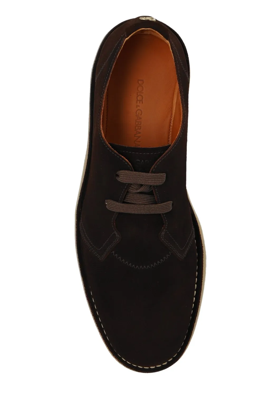 Dolce & Gabbana Round Toe Lace-Up Shoes
