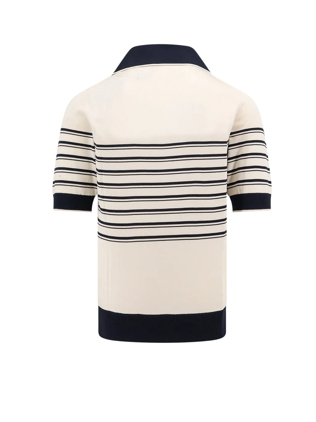 Dolce & Gabbana Logo Embroidered Knitted Polo Shirt