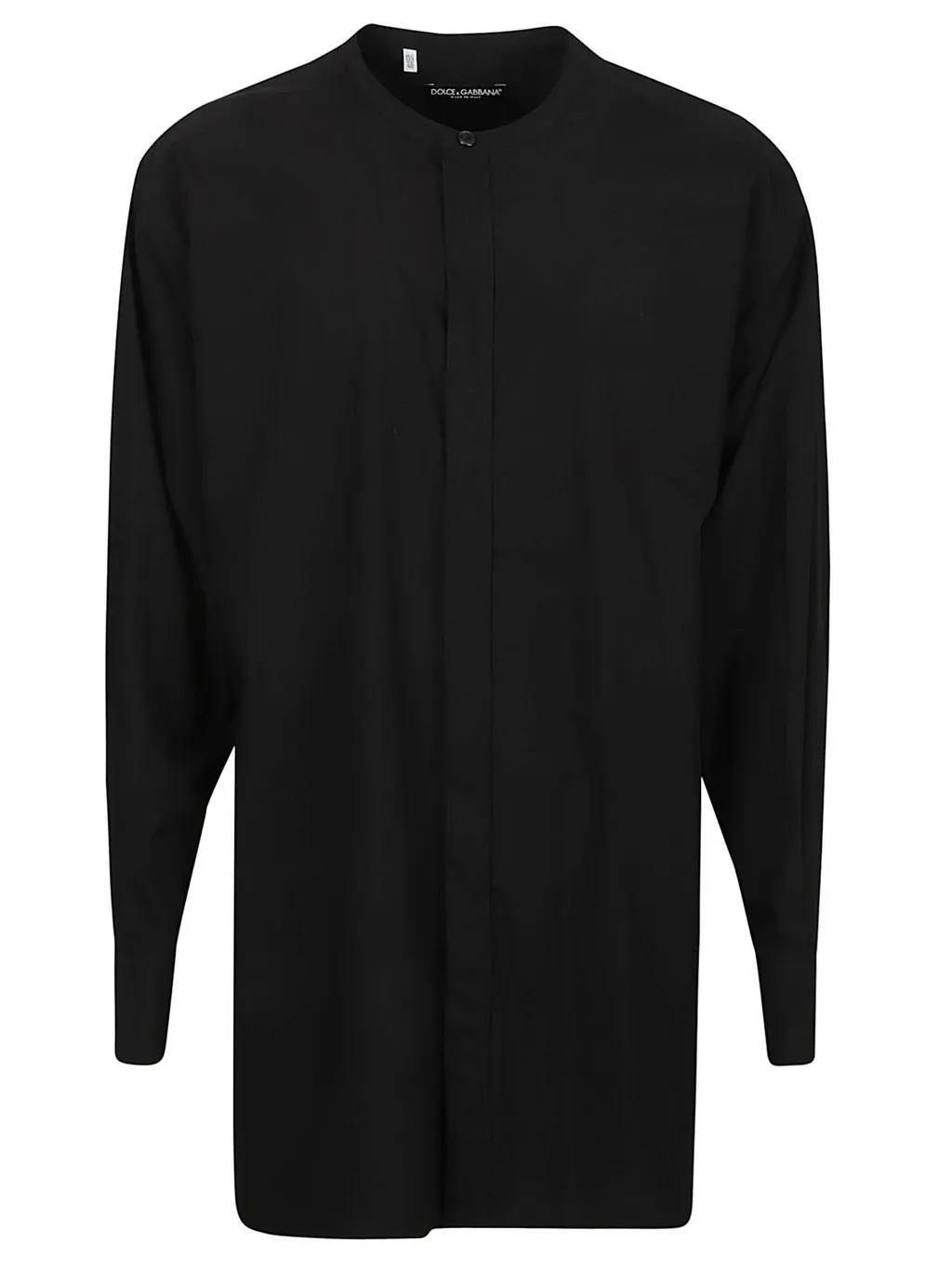 Dolce & Gabbana Collarless Long-Sleeved Shirt
