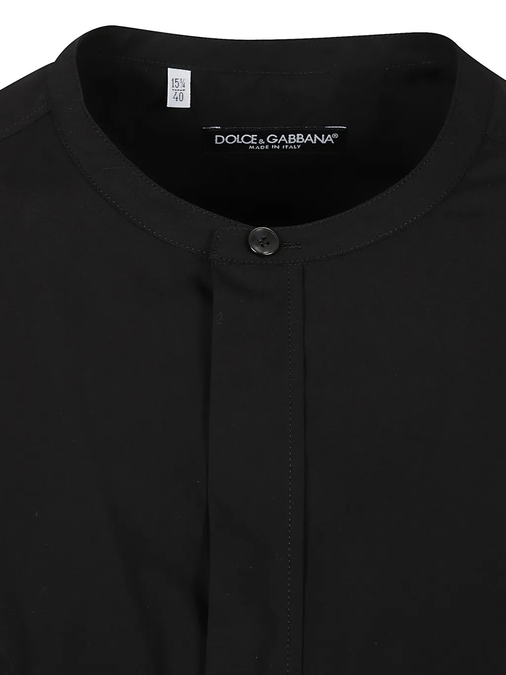 Dolce & Gabbana Collarless Long-Sleeved Shirt