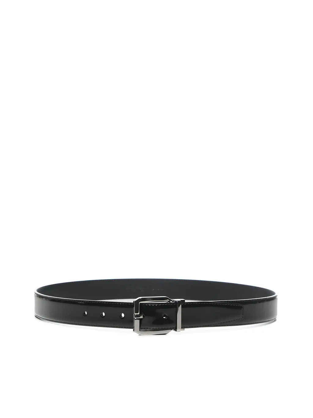 Dolce & Gabbana Logo Engraved Buckle Belt