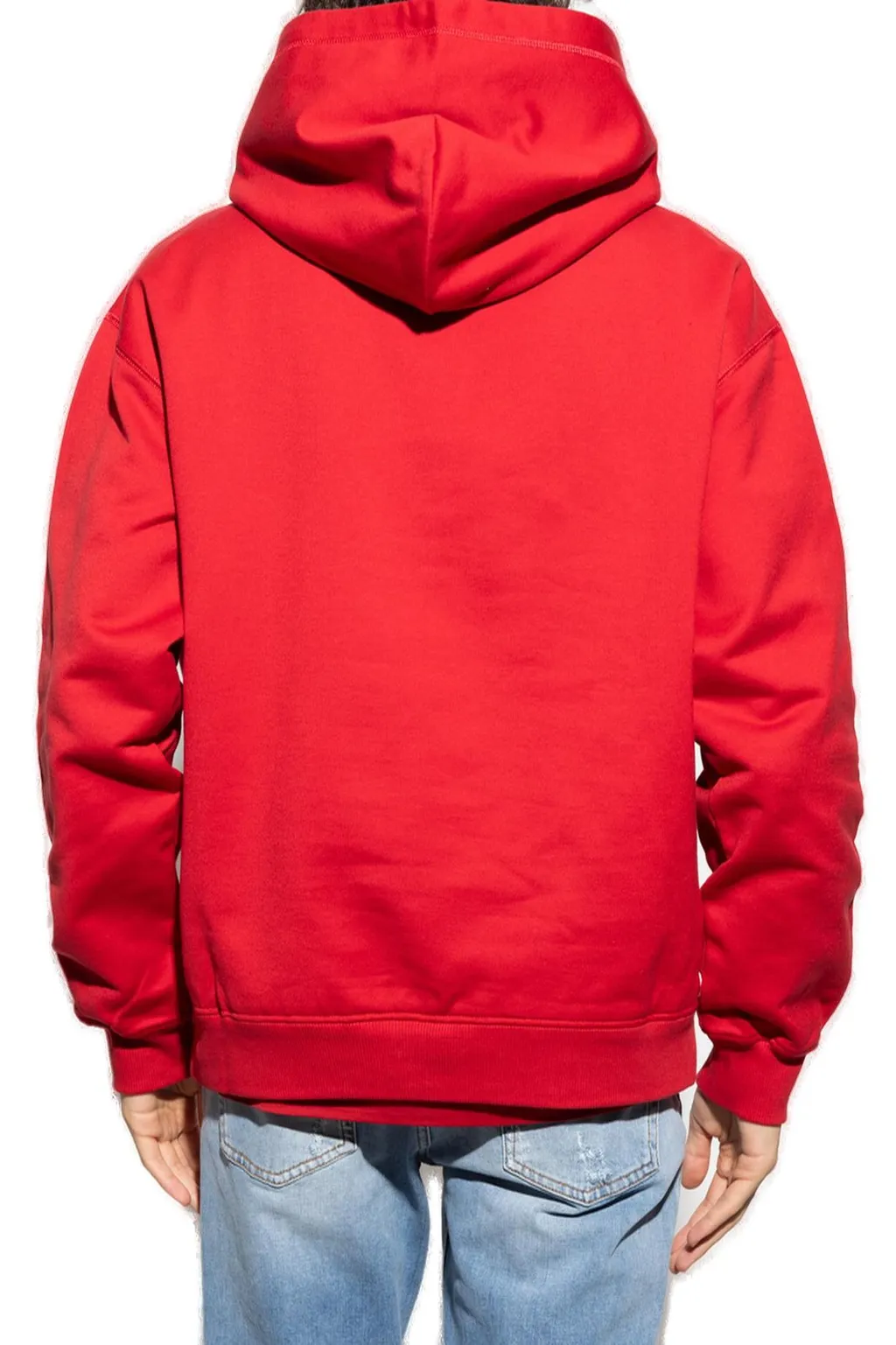 Dolce & Gabbana Logo Plaque Drawstring Hoodie