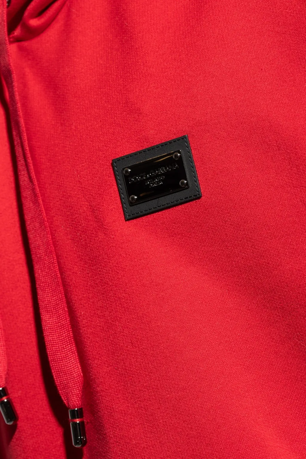 Dolce & Gabbana Logo Plaque Drawstring Hoodie